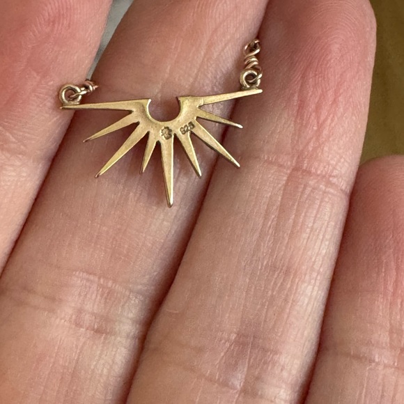 Dogeared Infinite Love Radiant Rays rose gold tone Necklace - Picture 2 of 6